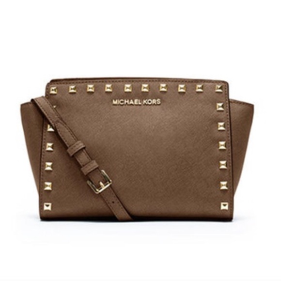 COPY - Michael Kors Selma Handbag Dark Dune - Picture 1 of 8
